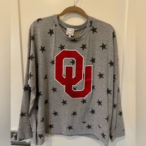 Kickoff Co OU crop sweatshirt size Medium
